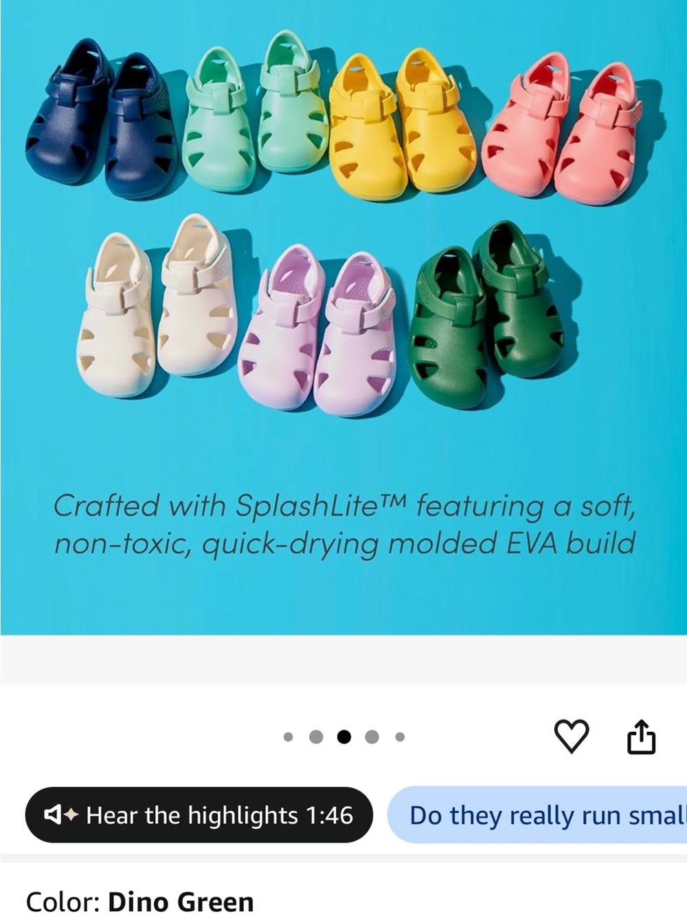 Ten Little Splash Sandals - Picture 2 of 4